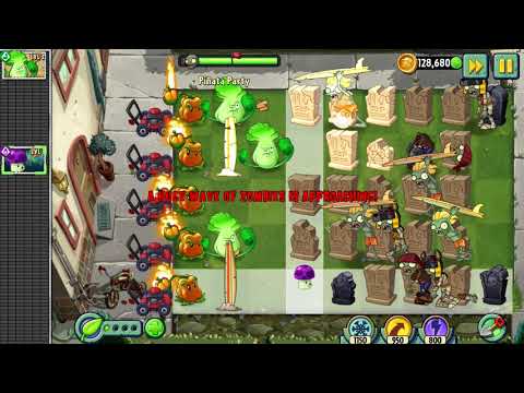 Plants vs Zombies 2 gameplay - Piñata Party - 29/05/2021
