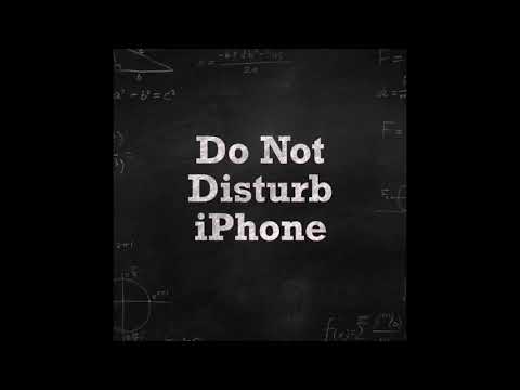 How to put iPhone on Dnd( Do not disturb)