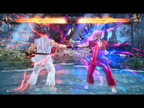 Ryu & Ken fist bump in Tekken 8!
