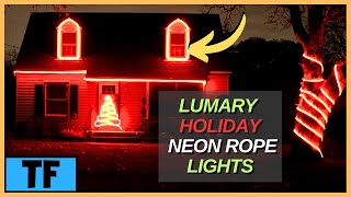 How To Install The Lumary Outdoor Neon Rope Lights For Your Christmas Light Show
