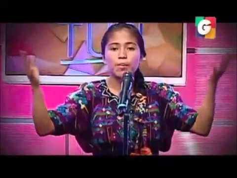 Marcielita Chubay Talento Guatemalateca en el Idioma Kaqchikel