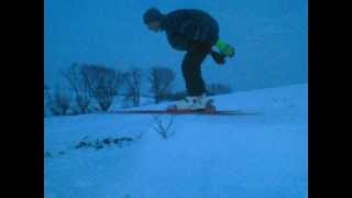 preview picture of video 'Amatorskie skoki narciarskie K 8 Wojciechów - trening'