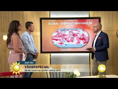 Värmerekord igen: "Det är läskigt"  - Nyhetsmorgon (TV4)