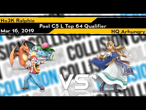 Collision 2019 - Ho3K | Ralphie (Pokemon) vs HQ | Arhungry (Zelda) - Pool C5 L Top 64 Qual