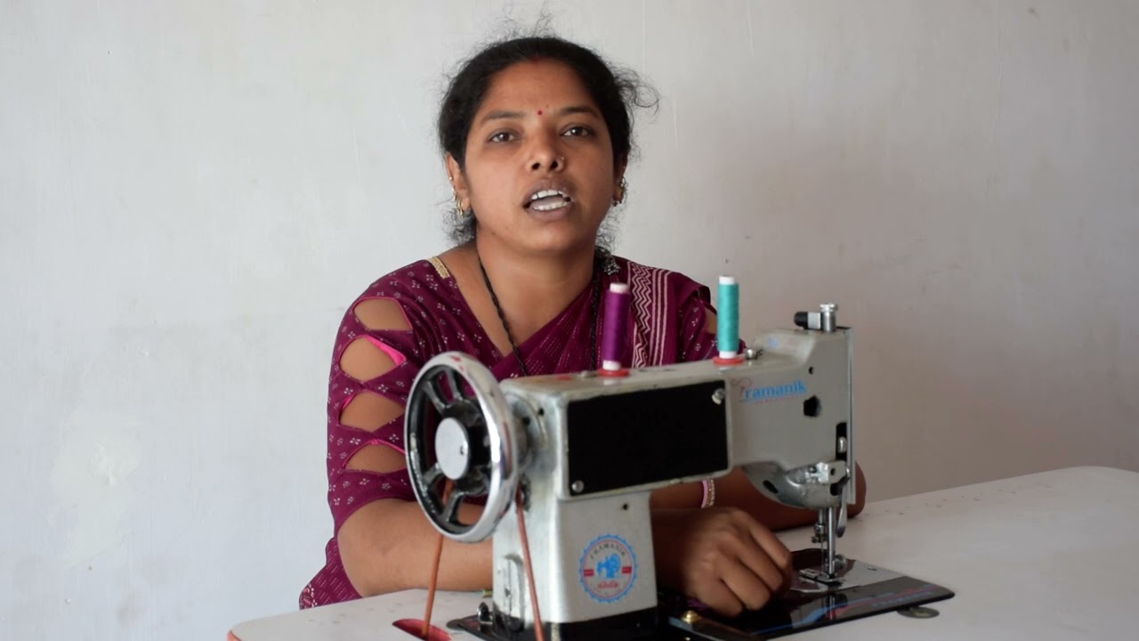 SMVS Sewing Training Beneficiary - Sangita