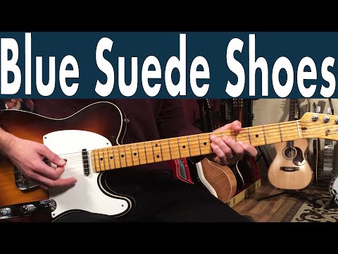 Elvis Presley Blue Suede Shoes Guitar Lesson + Tutorial