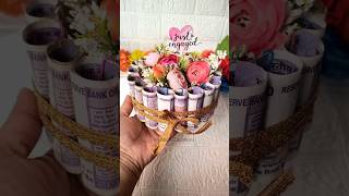 Money Gift Hamper for Wedding | Unique Shagun Packing Idea Cash Hamper Idea #shorts #weddingdiyideas