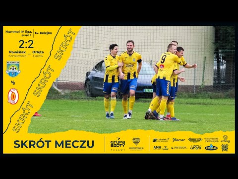 Powiślak Końskowola - Orlęta Łuków 2:2 (skrót) | Sezon 2022/2023