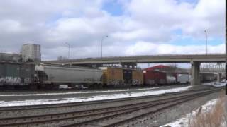 preview picture of video 'Altoona PA Train Action Feb 12, 2015'