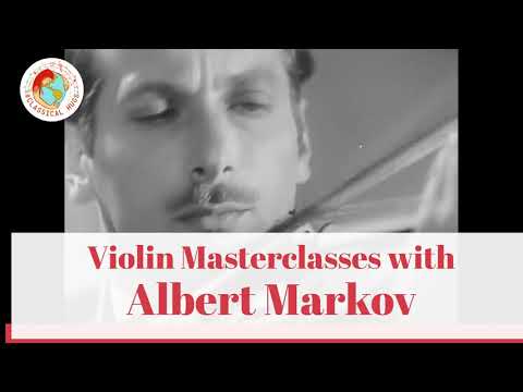 Violin Masterclasses with Albert Markov