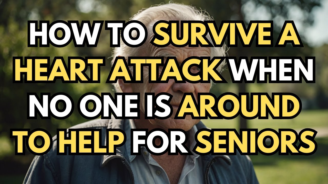 How to SURVIVE a Heart Attack When NO ONE is Around to Help - For Seniors