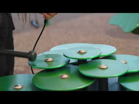 Lilypad Cymbals Outdoor Instrument video 1
