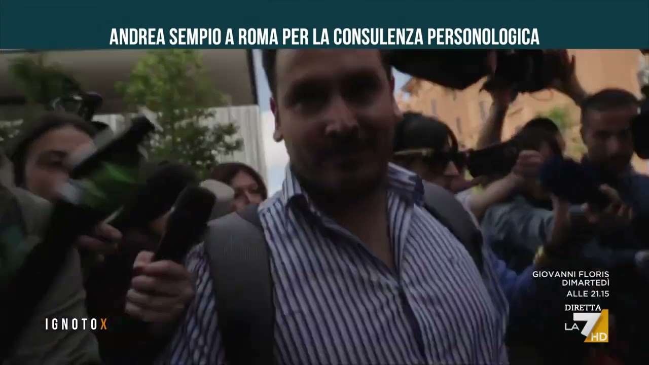 Garlasco, Andrea Sempio a Roma per la consulenza personologica: ressa di cronisti