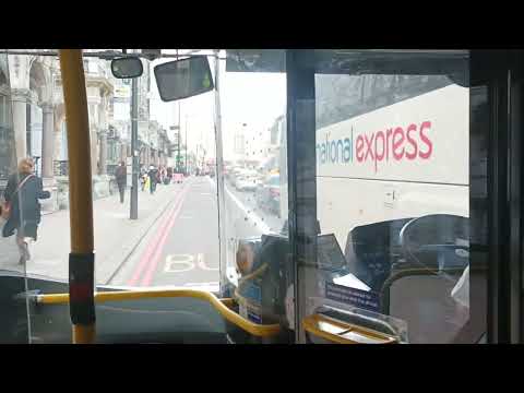 🇬🇧 WINDSCREEN VIEW BUS JOURNEY | Transport for London 36: Victoria Station ➔ Hyde Park Corner