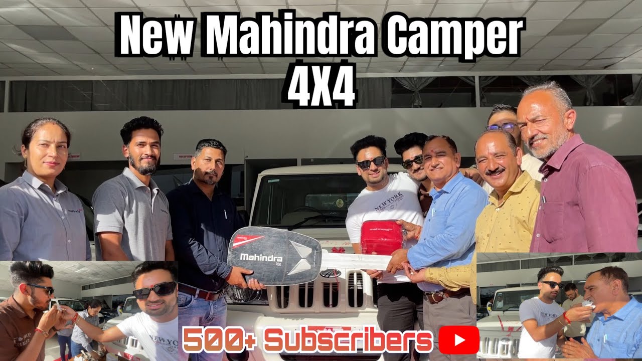 Buying a new 4X4 Mahindra Bolero Camper || Kullu Showroom || Kashiv Family Vlogs