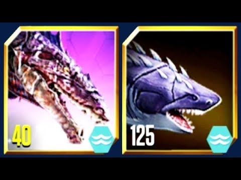 DUNKLEOSAURUS vs LEVEL 125 MEGALODON (JURASSIC WORLD)