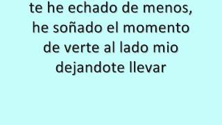 Te he echado de menos - Pablo Alborán letra