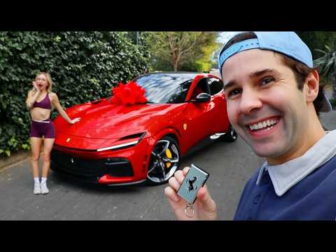 SURPRISED WITH A BRAND NEW FERRARI!!