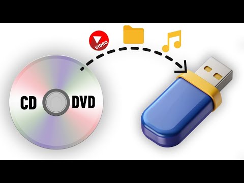 Wie man Dateien von einer CD oder DVD auf einen USB-Stick in Windows 11 / 10 / 8 / 7 kopiert 📀✅