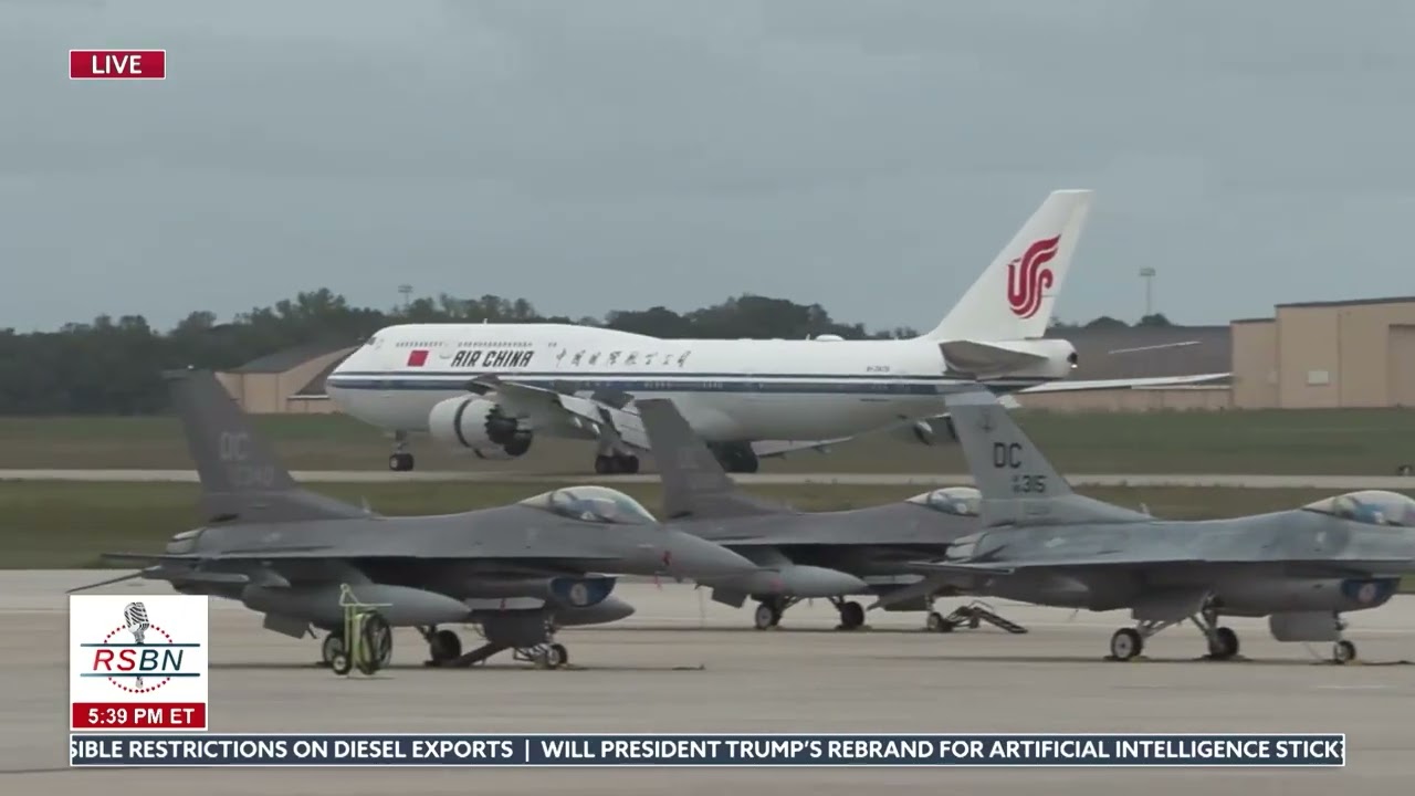 Chinese President Xi Jinping Lands At Joint Base Andrews - 09/23/26