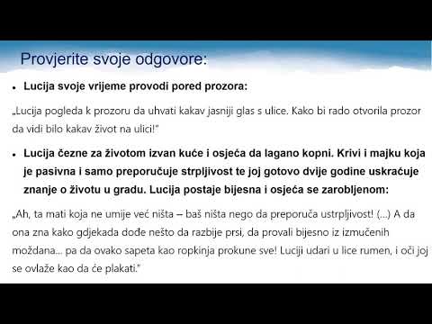 Hrvatski jezik, 1. r. SŠ - Posljednji Stipančići 2. (Položaj žene u patrijarhalnome društvu)