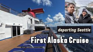 FIRST ALASKAN CRUISE / LEAVING SEATTLE / BRUNCH ON SEA DAY / CARNIVAL MIRACLE