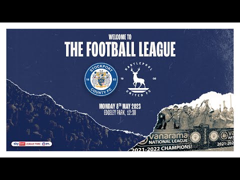 Stockport County Vs Hartlepool United - Match Highlights - 08.05.23