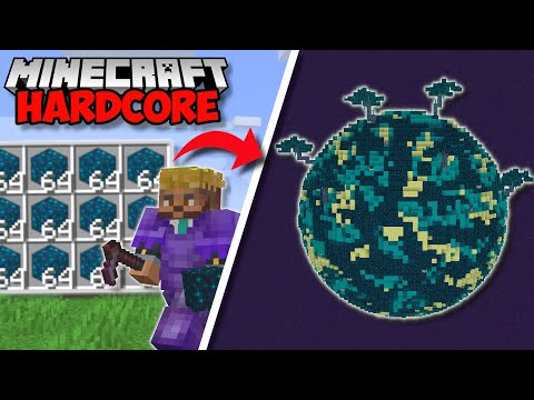 I Built A SCULK PLANET in Minecraft 1.19 Hardcore (#47)