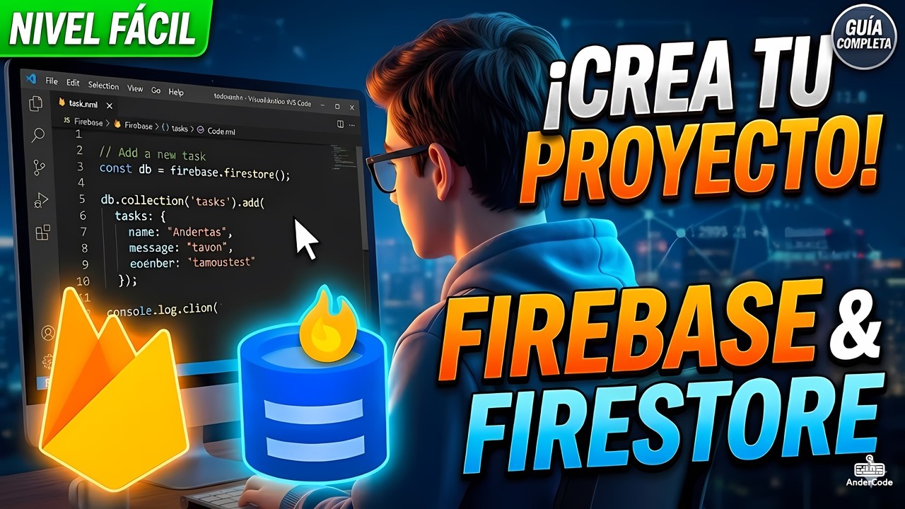 Crea tu proyecto en Firebase y Firestore fácil y rápido