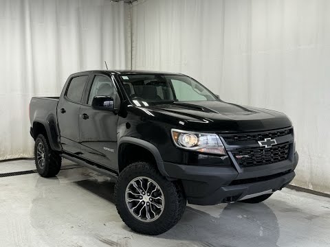 2018 Chevrolet Colorado Crew Cab Short Box 4-Wheel Drive ZR2 in Black for sale at Park Mazda in Sherwood Park, AB