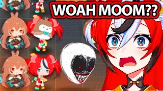 Bae's Reaction to Mumei and Holomems in Holo vs Robo is Priceless 【Hololive】