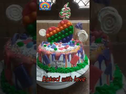 Happy birthday Simrat and Simarpreet | cake baked with love