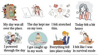How to Describe Your Day in English | 20 Easy & Natural Sentences