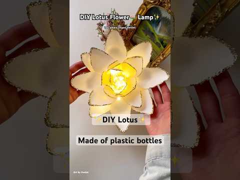 DIY Lotus | How to make Lotus flower using plastic bottles