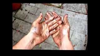 How-to Clean Greasy Hands Tutorial