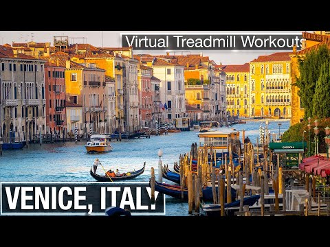 City Walks - Venice Italy Treadmill Entertainment - Scenic Virtual Walking Tour