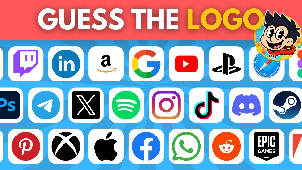 Guess the Logo Quiz 🔥 80 Tech & App Logos Challenge!