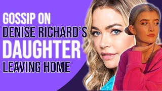 Denise Richards daughter leaves home and moves to Charlie, I heard something.... video