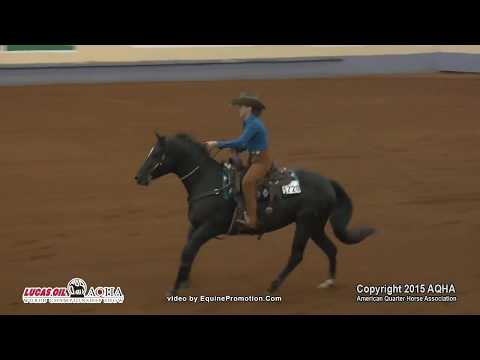 DOCS SHINEY AMBER ridden by LISA C REITER  - 2015 AQHA World Show (Prelims - Ama Boxing)