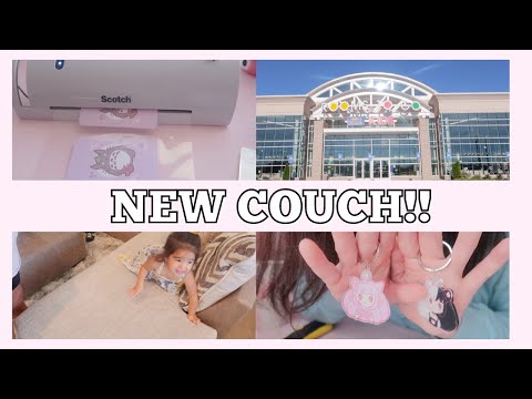 ✿ shopping for new couch while prepping for patreon rewards