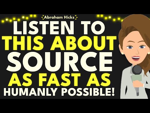 Listen To This About Source As Soon As You Wake Up ☀️ Abraham Hicks 2026