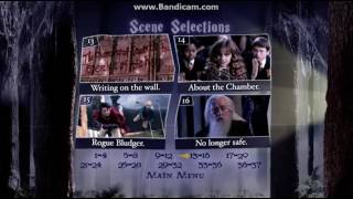 Harry Potter: Chamber Of Secrets 2002 DVD Menu Walkthrough (Disc 1)