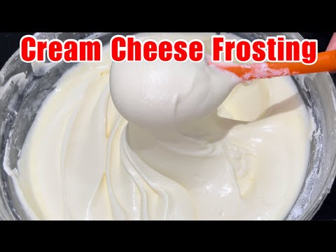 Soft Creamy Silky and Fluffy Cream Cheese Frosting perfect for Cakes and Cupcakes