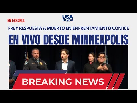 Conferencia Minneapolis: Hombre muere tras disparos agentes federales EN VIVO | USA EN VIVO 🔴