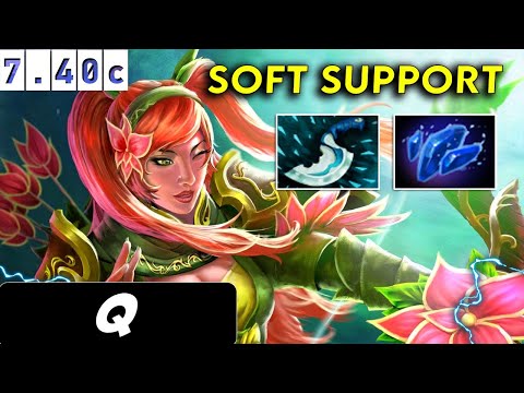 Q Windranger Soft Support - Dota 2  Patch 7.40c pro Player Gameplay