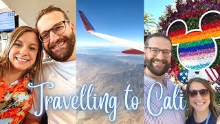 Traveling to California, Sheraton Park Hotel Anaheim Room Tour, and Downtown Disney!