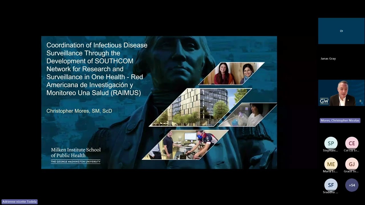 PEERS 10 Coordinating Network for Infectious Disease Surveillance and Research in USSOUTHCOM: RAIMUS