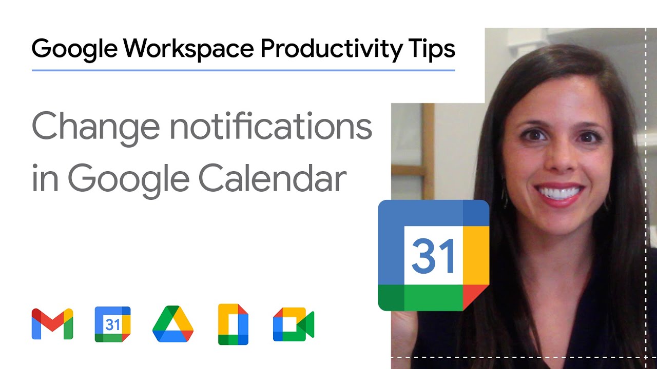 Whether you want to be notified five or fifteen minutes before your next meeting, Google Calendar can help you make your meetings on time. In this episode of Google Workspace Productivity Tips, we show you how to change your default event notifications in Google Calendar in one step.