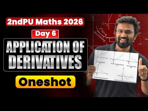 2ndPU Maths Exam 2026 | Application Of Derivatives Oneshot