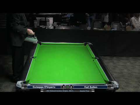 2021 National Men's Singles Quarter Final - Guiseppe D'Imperio v Karl Sutton
